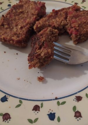 Una foto de Carne vegetal de lentejas (apto vegano)