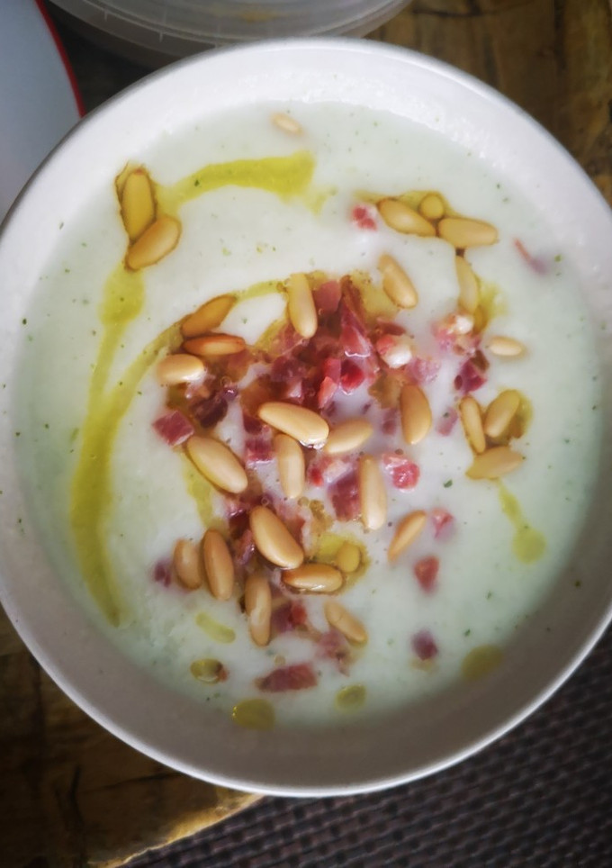 Una foto de Sopa de melón