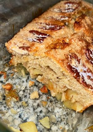 Una foto de Budín integral de manzana y nuez 🍎