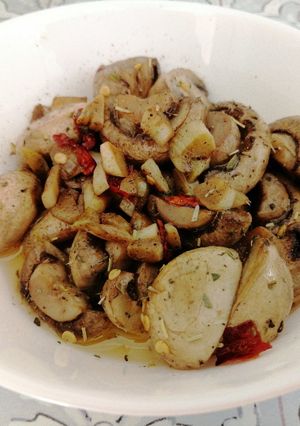 A picture of Garlic Mushrooms.