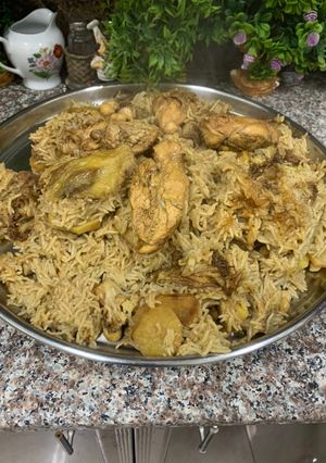 صورة لوصفة مقلوبة دجاج