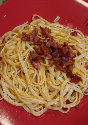 Una foto de Tallarines 🍝contundentes