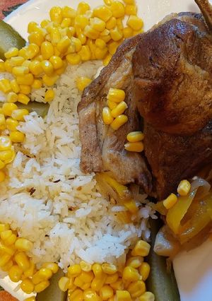 Sült karaj californiai paprikával recept fotója