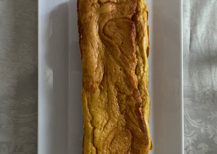Bizcocho integral con avena y naranja