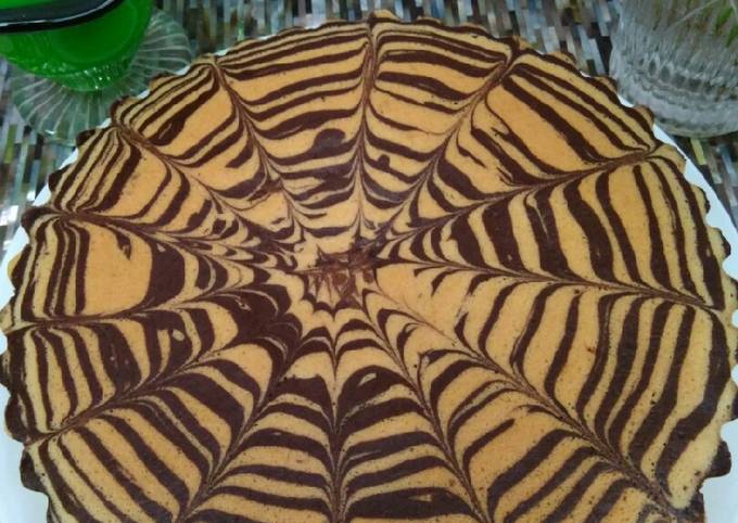 Resep Bolu Macan/Zebra Putih Telur (Rebake) Anti Gagal