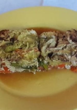 Una foto de Soufflé de vegetales