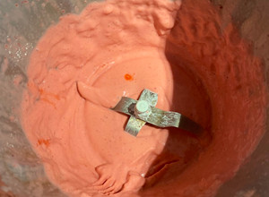 Foto principal de Helado de fresas Thermomix