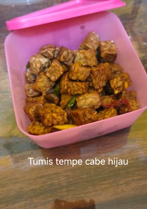 Foto resep Tumis tempe cabe hijau