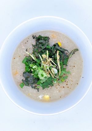 Hình của món Cháo yến mạch thịt bằm: Giảm cân - lunchbox - eat clean (305cal).