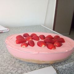 A picture of Strawberry Mouse Cake.