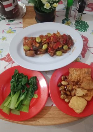 Foto resep Sambal Terong Pete