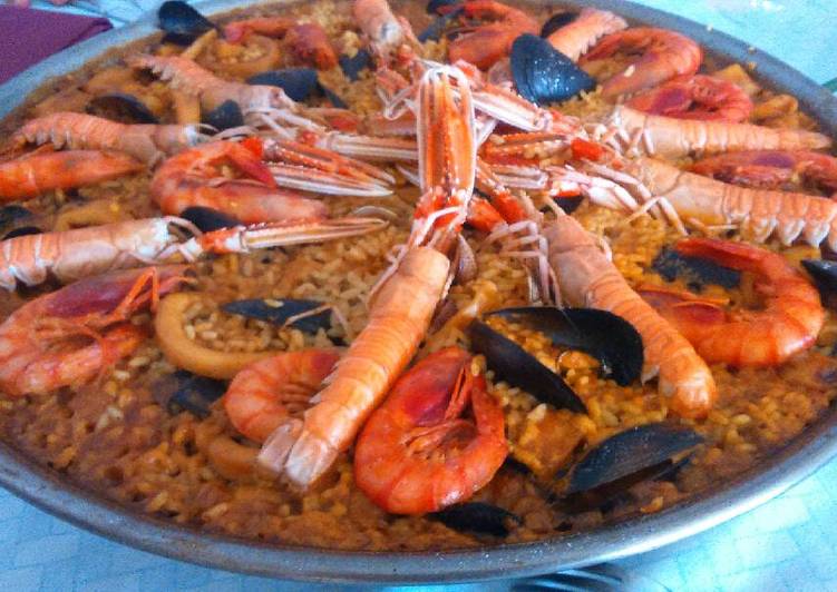 Paella de marisco