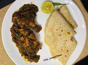 A picture of palak chicken