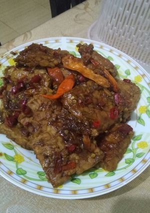 Foto resep Tempe ungkep pedas manis