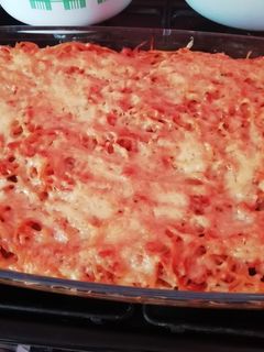 Bolognai spagetti sütőben recept fotója