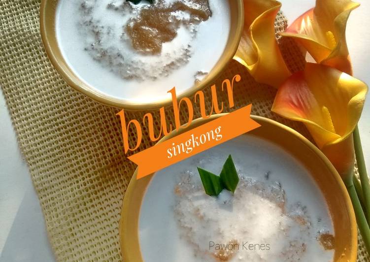 Anti Ribet, Buat Bubur Singkong Murah