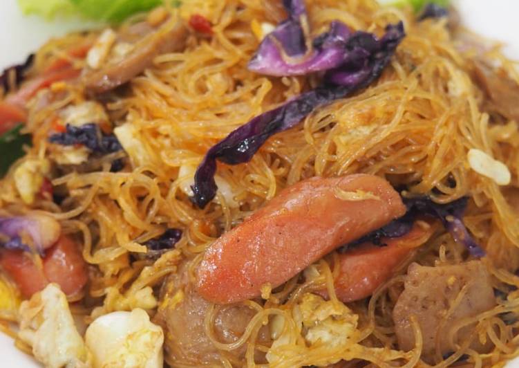 Bihun Goreng ala Resto Chinese Food Halal