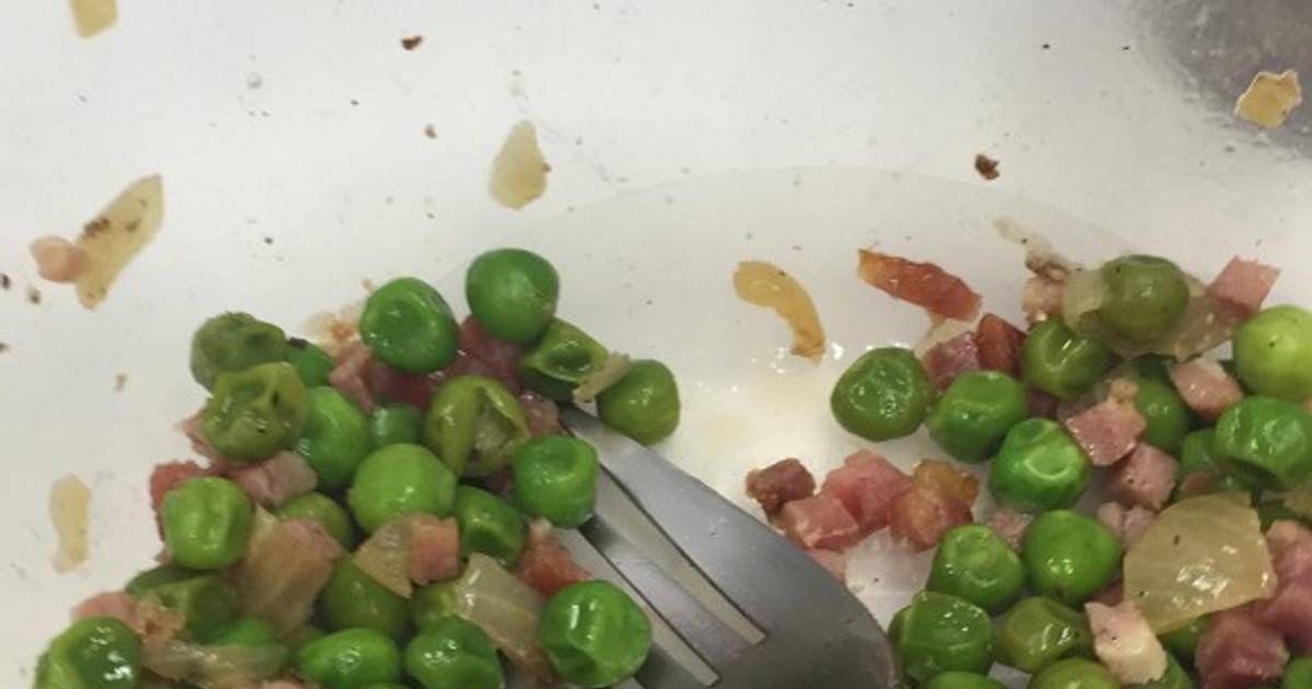 Guisantes congelados con jamon - 156 recetas caseras - Cookpad