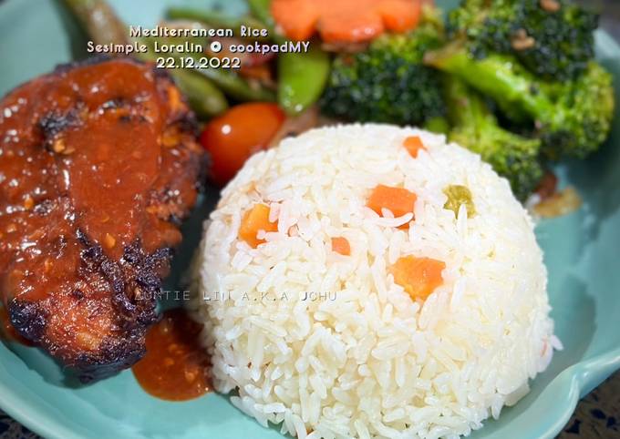 Resipi Mediterranean Rice Oleh Sesimple Loralin Cookpad   Mediterranean Rice Resipi Foto Utama 