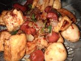 Tumis sosis lada hitam