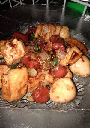 Foto resep Tumis sosis lada hitam