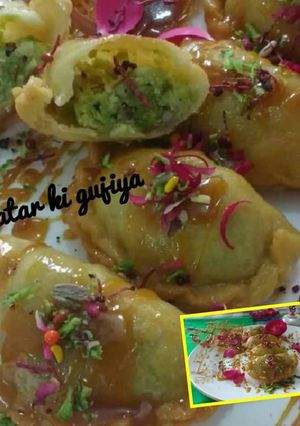 मटर की गुजिया (Matar ki gujiya recipe in hindi) रेसिपी मुख्य फोटो