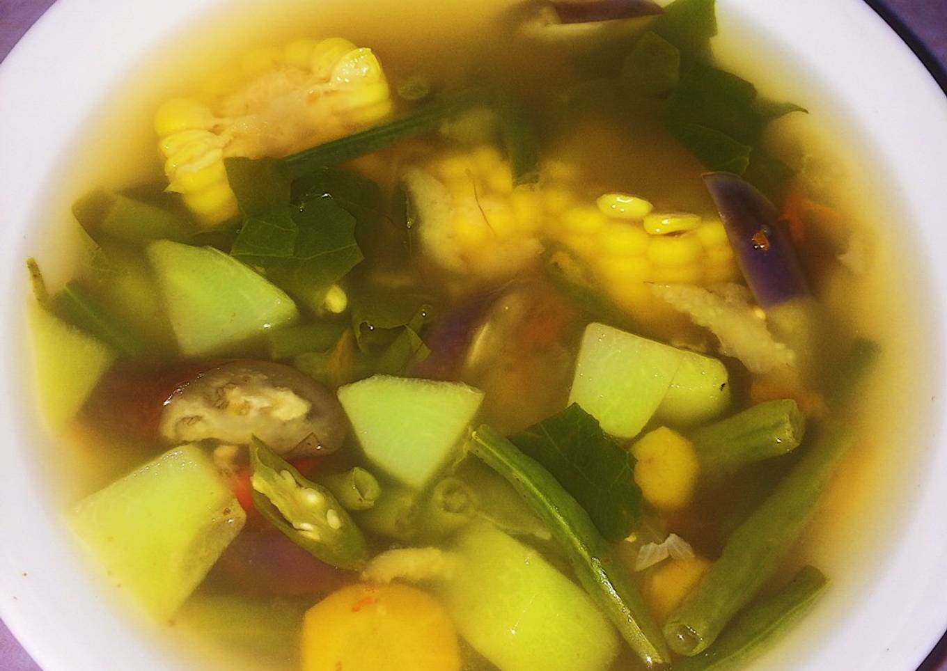 sayur asin pedas