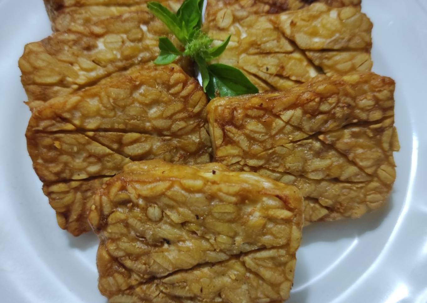 Tempe goreng bumbu ketumbar
