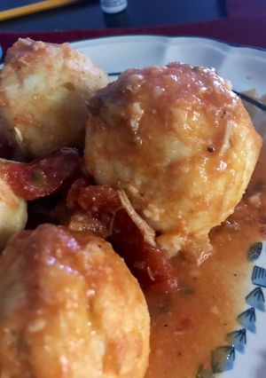 Una foto de Bollitos de pollo desmenuzado
