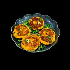 A picture of Soya Chunk Shami Kabab.
