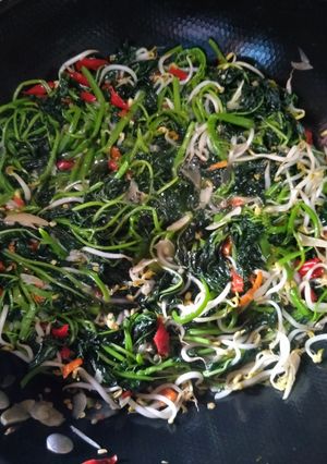 Foto resep Tumis Bayam dan Taoge