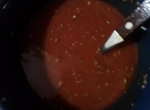 Una foto de Salsa de tomate casera