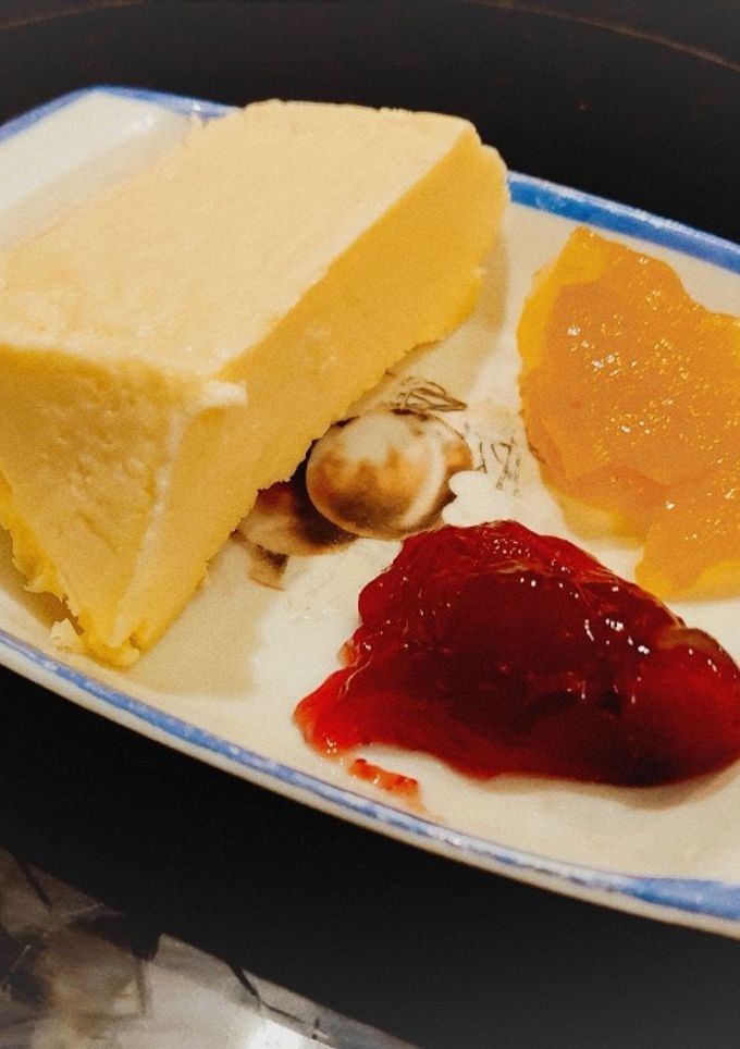 Una foto de Tarta de queso en microonda