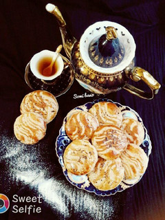 عکسی از دستور کلوچه هل و دارچین