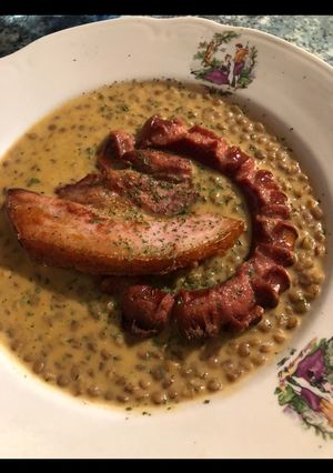 Lencsefőzelék recept fotója