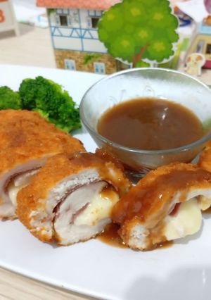 Foto resep Chicken Cordon Bleu 🍗 💙🏅