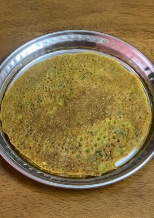 A picture of Bajra chilla Bajariche dhirde.