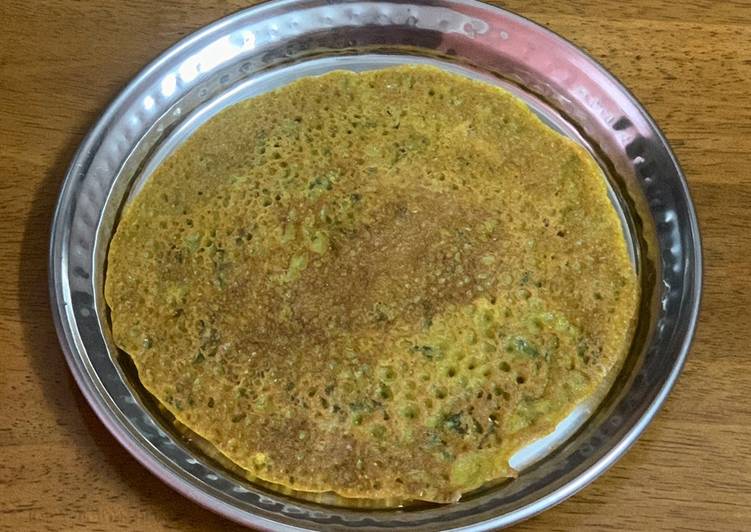 Steps to Make Quick Bajra chilla Bajariche dhirde