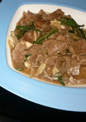 Foto resep Cah Sapi Cabe Ijo