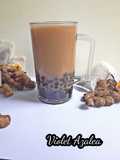 Ginger Milk Tea Boba ala Violet Azalea