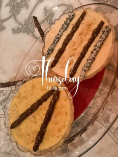 صورة لوصفة حلى السنافر ♥️✨