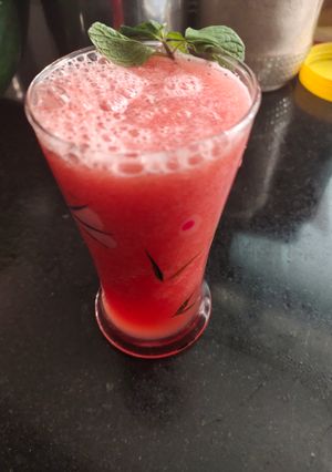 A picture of Mint watermelon lemonade.