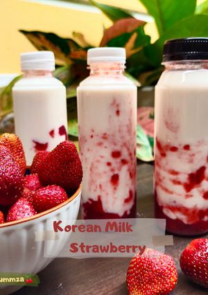 Foto resep #KOREAN MILK STRAWBERRY