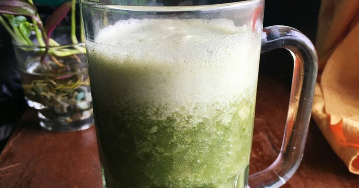 Resep Green Smoothies 1 (Bayam, Timun, Pisang) oleh Husna Aspan Cookpad