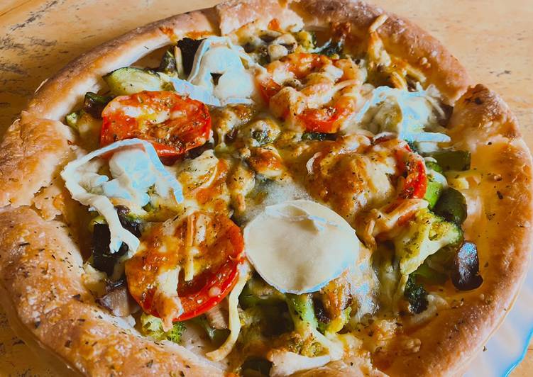 Hojaldre de verduras con queso