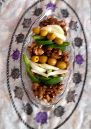 عکسی از دستور قارچ سرخ کرده مهین پز😋