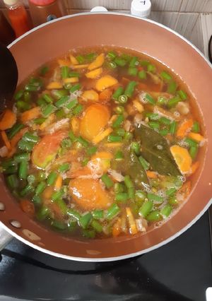 Foto resep Asem2 daging buncis