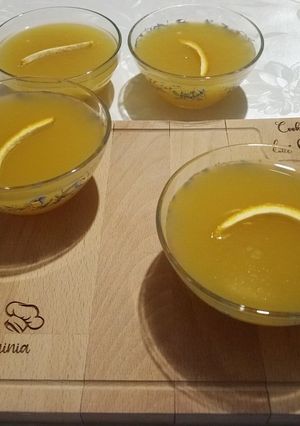 O poză a rețetei Cremă de portocale cu amidon.
