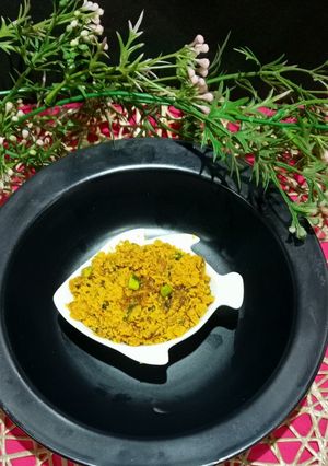 A picture of Roasted gram Bhorta.