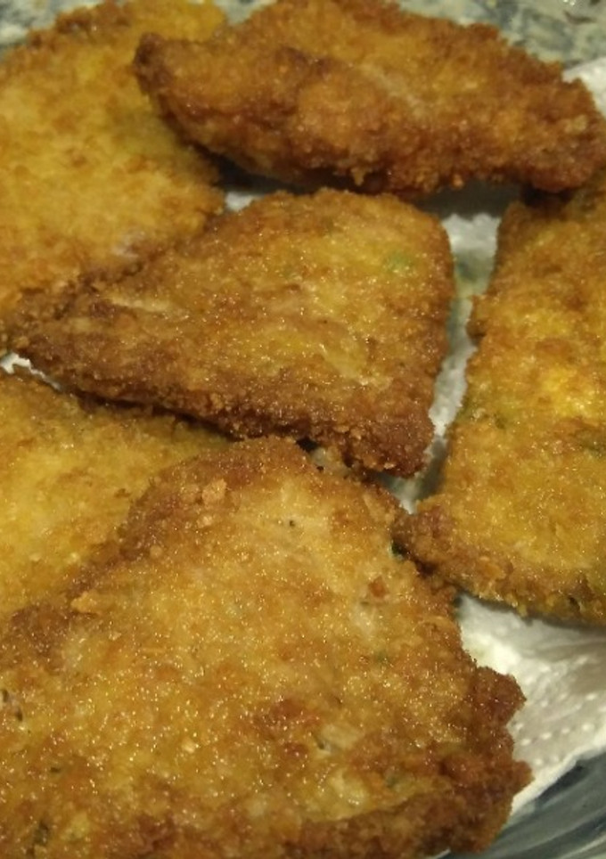 Una foto de Filetes empanados de ternera